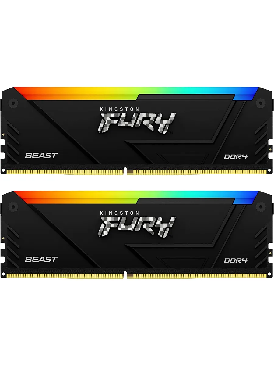 Оперативная память FURY Beast RGB, DDR4, 16GB